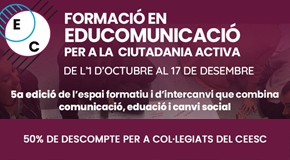 FORMACIÓ: Educomunicació per a la ciutadania activa (5a edició)