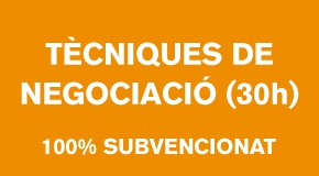 CURS ON LINE: Tècniques de negociació