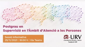 Sessió informativa: Diploma de Postgrau en Supervisió en l'Àmbit de l'Atenció a les Persones 2022