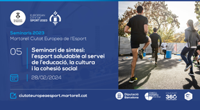 Seminari de síntesi : L’Esport saludable al servei de l’educació, la cultura i la cohesió social